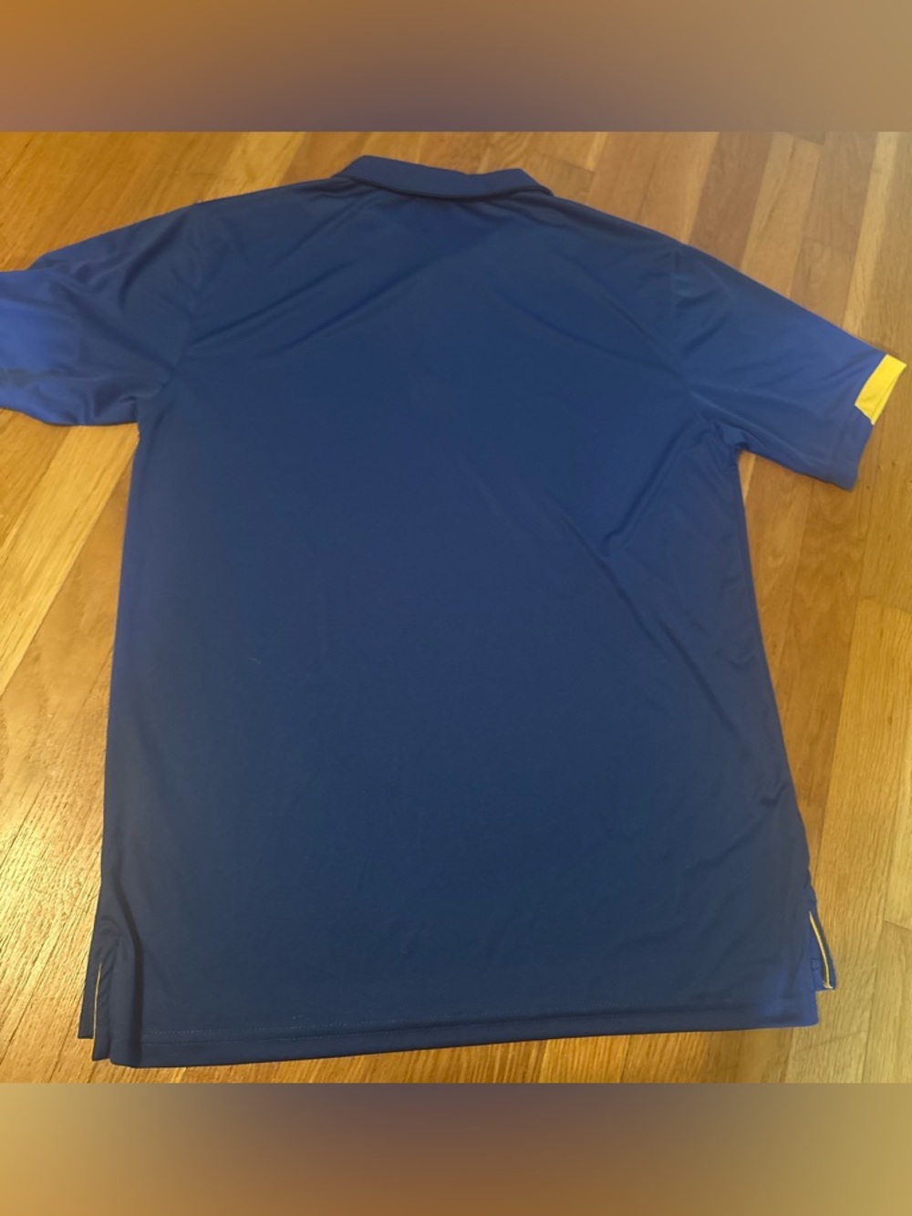 Colosseum Blue and Yellow Pitt Logo Polo - Picture 5 of 6